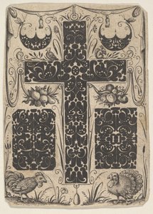 Kuşlu ve Küçük Motifli Latin Haçı, yak. 1614-19.
