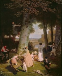 Oyun alanı (La Place de Jeux). 1830