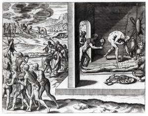 Theodor de Bry (1525-75), 1602 tarafından yazılmış ve kazınmış 