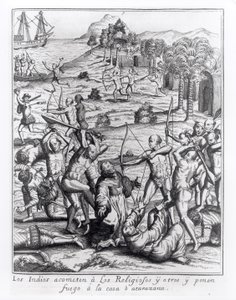 Theodor de Bry (1528-98) tarafından yazılan ve oyulan 
