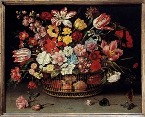 Meyve sepeti Boyama Jacques Linard (1600-1645)
