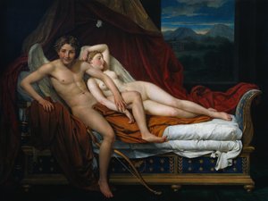 Aşk Tanrısı ve Ruh by Jacques Louis David