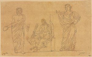 Tanrılar ve Tanrıça by Jacques Louis David