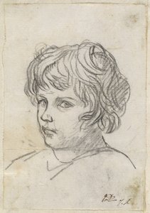 Bir çocuğun başı by Jacques Louis David