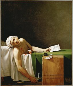 Politikacı ve yayıncı Jean Paul Marat, Charlotte Corday tarafından ... by Jacques Louis David