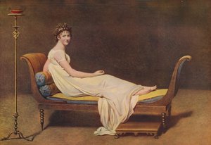 Madam Recamier, 1800, c1915. by Jacques Louis David