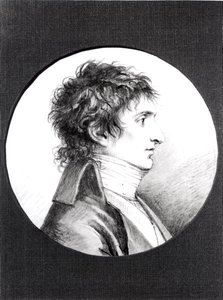 ಲೂಸಿನ್ ಬೊನಾಪಾರ್ಟೆ (1775-1840) ಸಿ.1800 (ಪಿಯರ್ ನಾಯ್ರ್ ಆನ್ ವೆಲ್ಲಂ) ಟರ್ಕ್‌ನ ಭಾವಚಿತ್ರ by Jacques Reattu