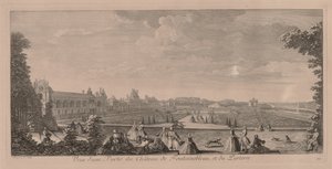 Chateau Fontainebleau ve Bahçeler.
