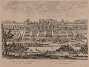 Nehirden St. Germain en Laye Şatosu.