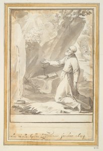 Aziz Philip dua ediyor by Jacques Stella