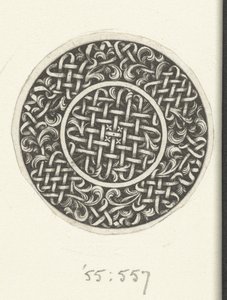 Hasır işlemeli madalyon Kuyumcular için tasarım (dizi başlığı) by Jacques Vauquer
