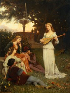 Aşk Çeşmesi (tuval üzerine yağlı boya) by Jacques Wagrez