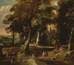 Avcı Diana by Jacques d Arthois