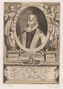 Portret van Justus Lipsius by Jacques de Fornazeris