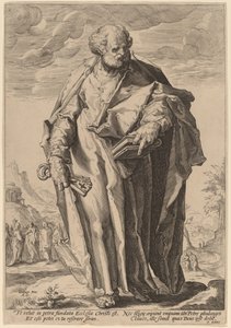 Aziz Peter by Jacques de Gheyn II, after Hendrik Goltzius