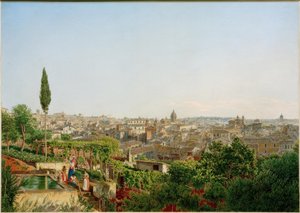 Roma manzarası by Jakob Alt