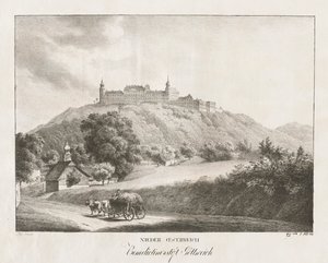 Aşağı Avusturya, Gottereich'teki Benedictine Manastırı by Jakob Alt