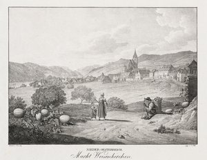 Aşağı Avusturya, Markt Weisenkirchen by Jakob Alt