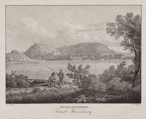 Nieder-oesterreich, Stadt Hainburg by Jakob Alt