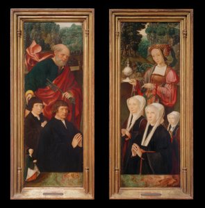 Donör rakamları St. Peter bir anahtarla by Jakob Cornelisz