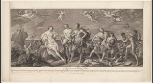 Bacchus ve Ariadne by Jakob Frey (I)