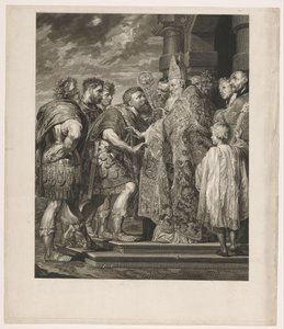 St. Ambrosius, İmparator Theodosius