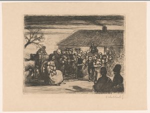 İsa ile alay etmek İsa alay etti (nesnedeki başlık) by Jakob Smits (signed by artist)
