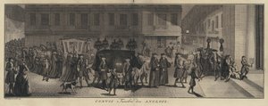 İngiliz cenaze alayı (gravür) by Jakob van der Schley