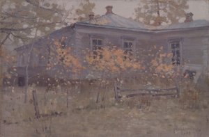 Sonbaharda bir kır evi, 1902 by Jakov Jakovlevich Kalinichenko