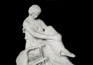 Sapho (veya Sappho, MÖ 7. yy), Antik Yunan şairi. James Pradier