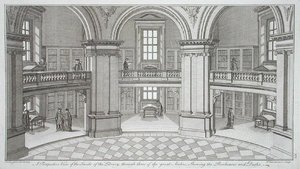 Pierre Fourdrinier (d.1758) tarafından oyulmuş 
