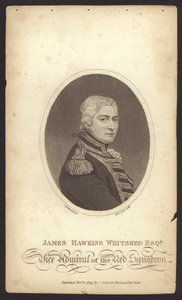 James Hawkins-Whitshed, İngiliz amiral (gravür)