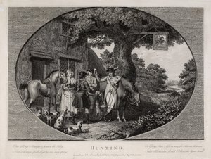 Robert Pollard (1755-1838) tarafından kazınmış avcılık