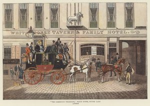 "Cambridge Telgraf", White Horse, Fetter Lane