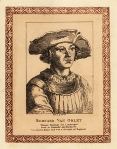 Bernard van Orley, Flaman Rönesans sanatçısı.1817 (gravür) by James (c.1780 after 1820) Girtin