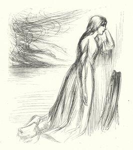 "Evini Bıraktı" (gravür) by James Abbott McNeill (after) Whistler