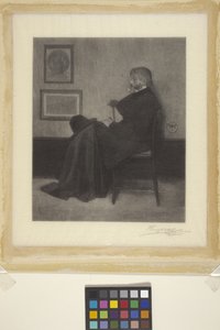 Thomas Carlyle (ahşap gravür) by James Abbott McNeill (attr.to) Whistler