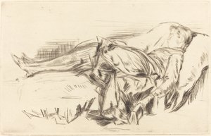 Kanepede Bir Çocuk, No.2, c. 18731875. by James Abbott McNeill Whistler