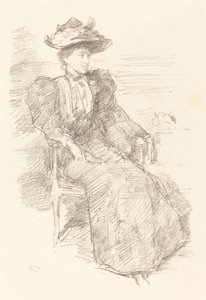 Bir Portre: Mildred Howells, 18941896. by James Abbott McNeill Whistler