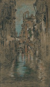 Venedik Kanalı, c1880 by James Abbott McNeill Whistler
