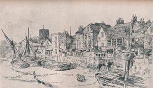 Adem ve Havva: Eski Chelsea, 1879, 1903 by James Abbott McNeill Whistler