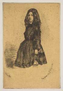 Annie, 1858. by James Abbott McNeill Whistler