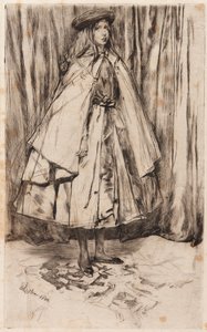 Annie Haden, 1860. by James Abbott McNeill Whistler