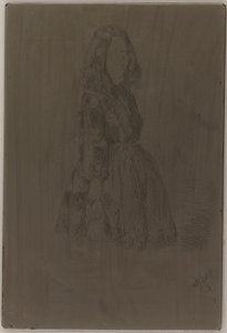 Annie, 1857-1858. by James Abbott McNeill Whistler
