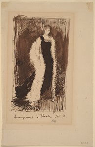 Siyah Aranjman - No.3 by James Abbott McNeill Whistler