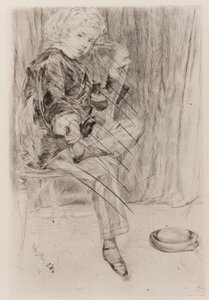 Arthur Haden, 1859. by James Abbott McNeill Whistler
