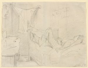 Çamaşırların kurumasını beklemek! Köln, 1858. by James Abbott McNeill Whistler