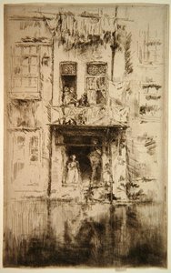 Balkon, Amsterdam by James Abbott McNeill Whistler