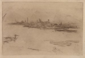 Battersea Morn, 1875. by James Abbott McNeill Whistler
