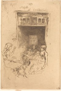 Boncuk Telleri, 18791880. by James Abbott McNeill Whistler